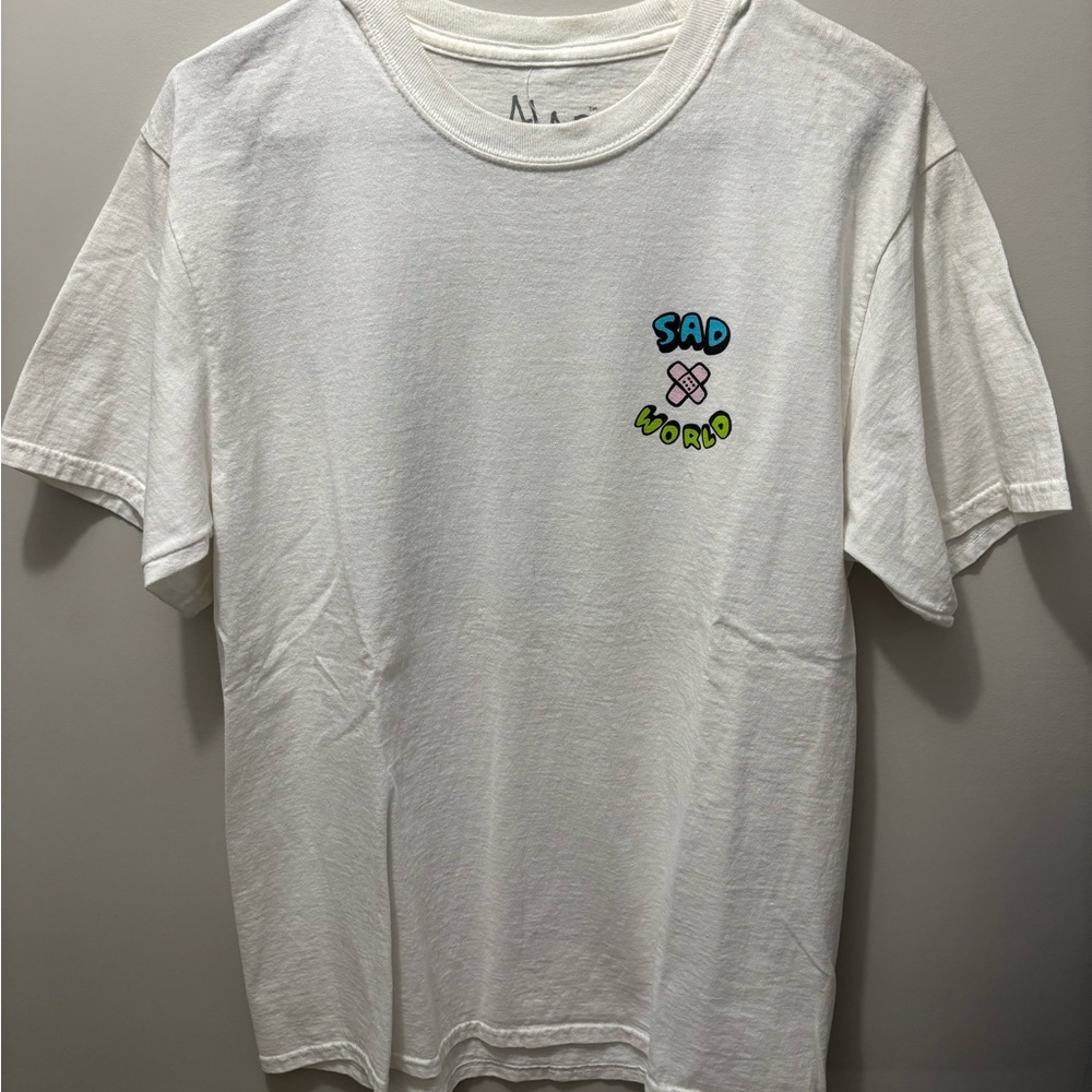 Zumiez White Sad World Kids Tee